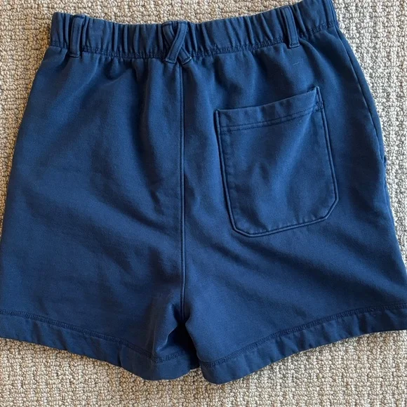 EUC Alex Mill Deep Blue Cotton Women's Shorts - Picture 3 of 5